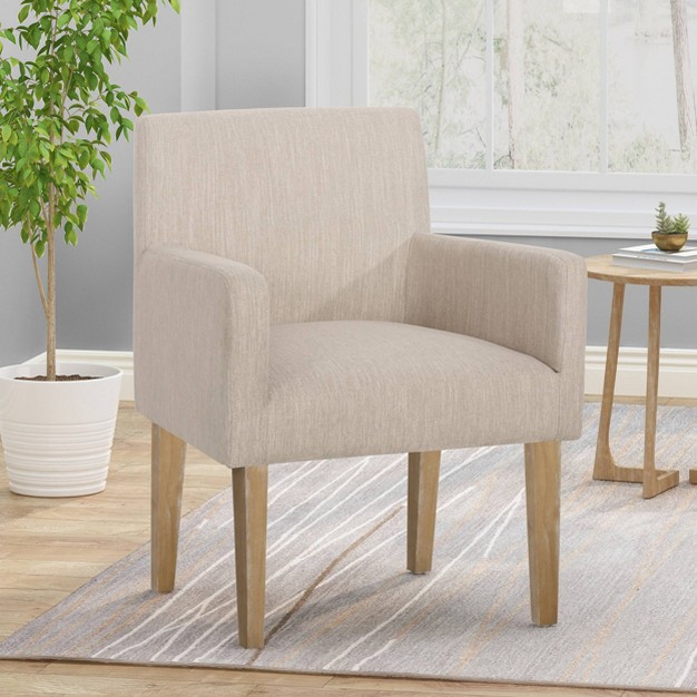 Mcclure Contemporary Upholstered Armchair Christopher Knight Home