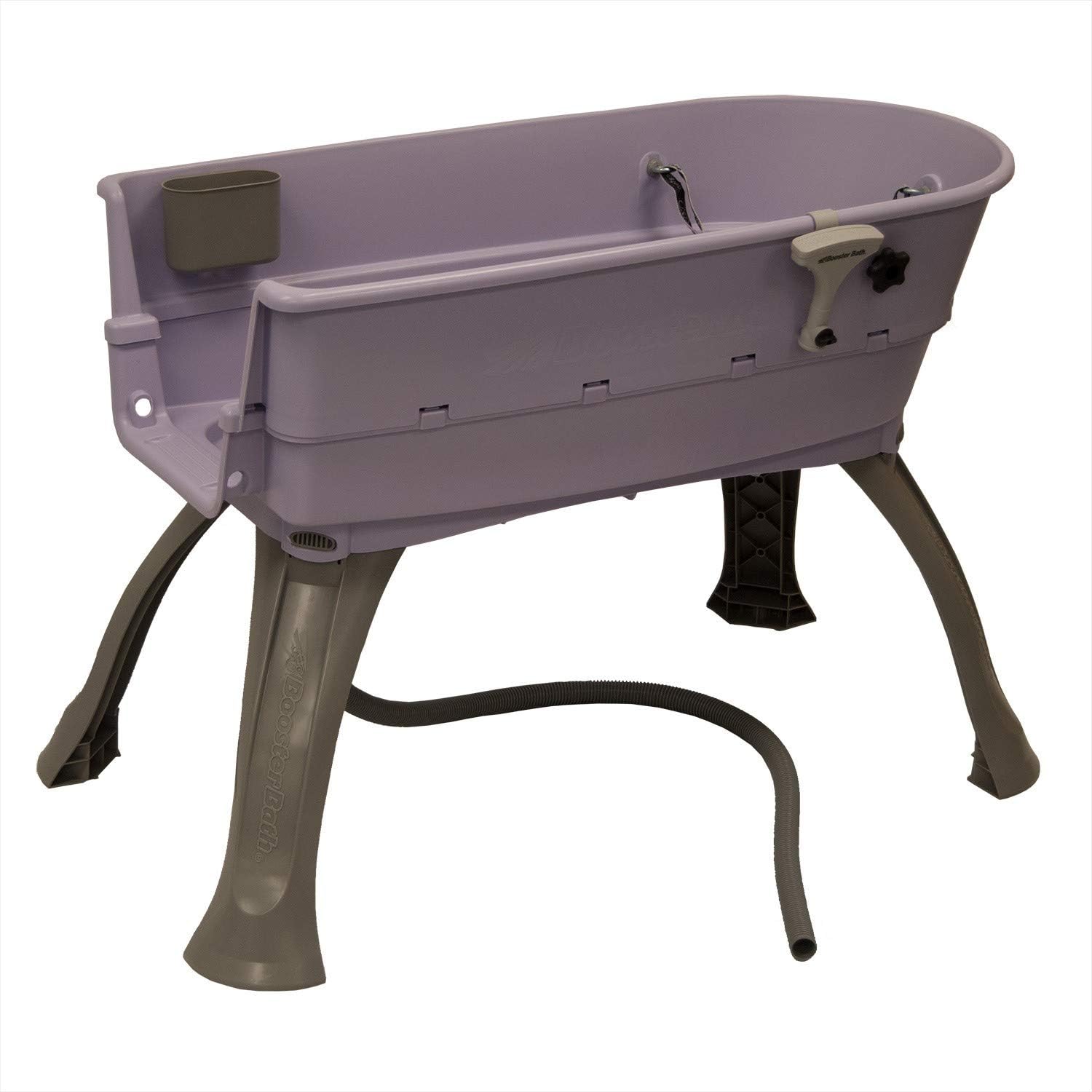 Elevated Pet Bathing Large Teal Steps Combo