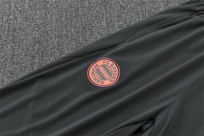 Adult/ Kids Bayern München Half Zipper Training Suit - Gray