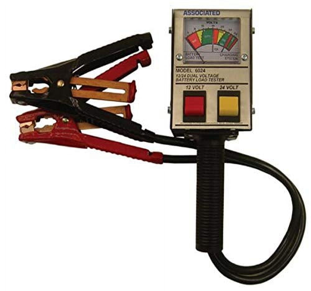 Associated 6024 - Battery Tester, HH 12/24V 125A, Analog