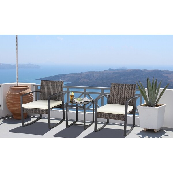 Saint Birch 3pcs Wicker Rocker Set