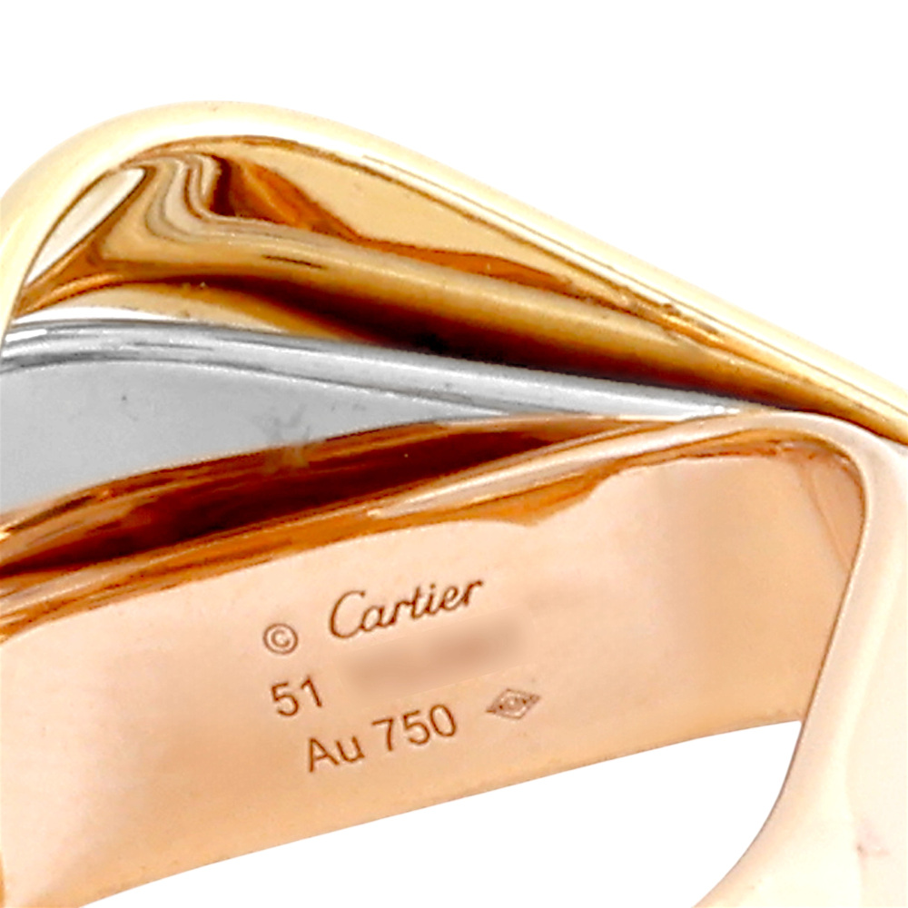 Cartier Trinity Ring Tri-Gold B4239900