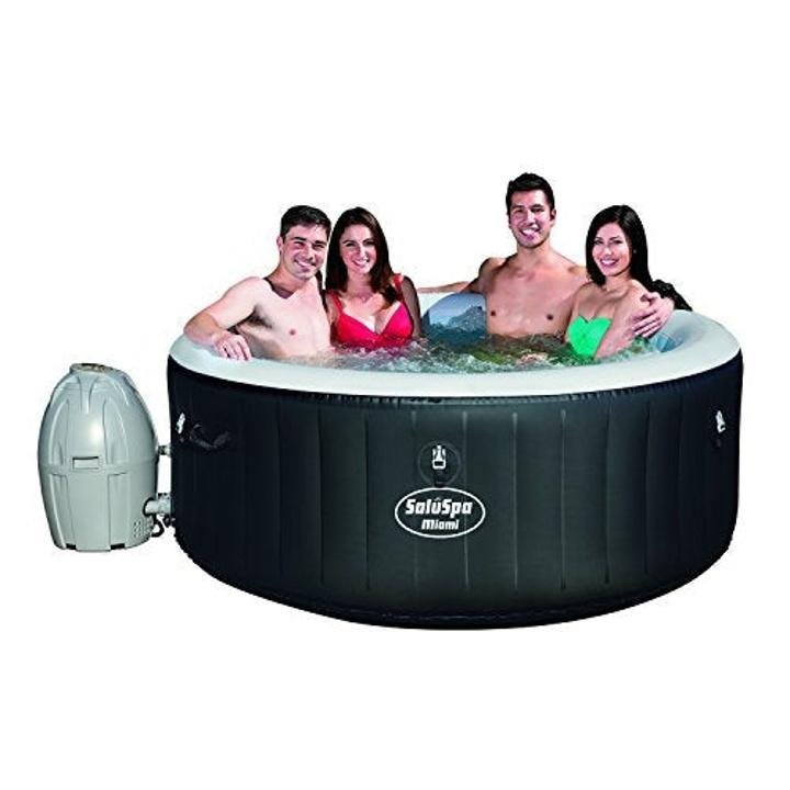 bestway-saluspa-miami-Inflatable Hot Tub, 4-Person Spa