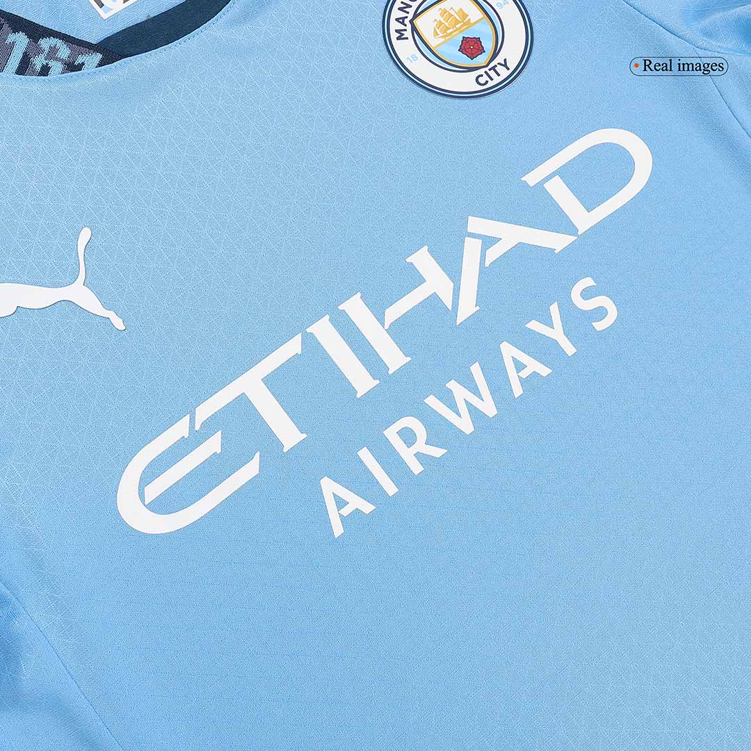 FODEN #47 Manchester City Home Player Version Jersey - UCL