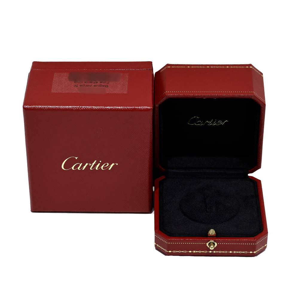 Cartier C Do Wide Ring 18K White Gold Diamond B4044100
