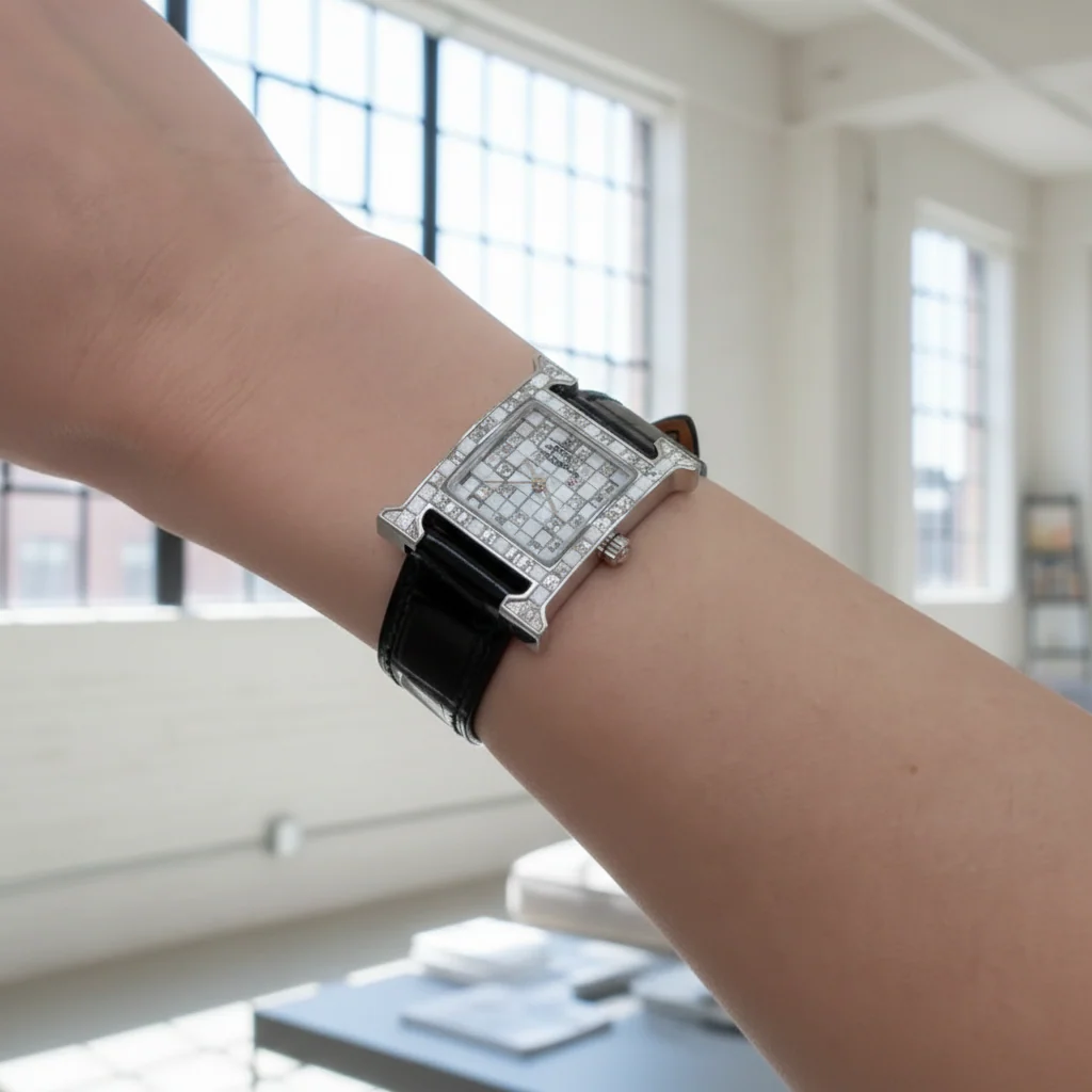 Hermès Heure H 25mm High Jewelry 