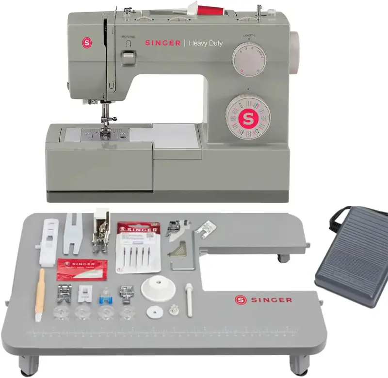 SINGER Heavy-Duty 4452 Sewing Machine — High-Speed Motor, 110 Stitch Options & Accessory Kit