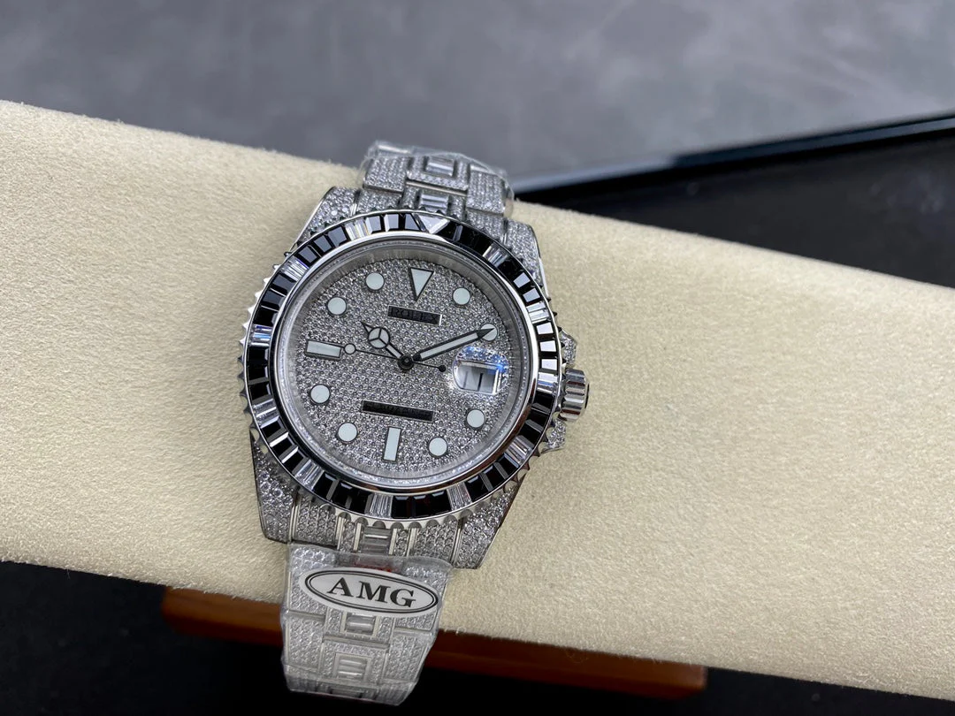 Rolex Submariner Date Black Full Diamond