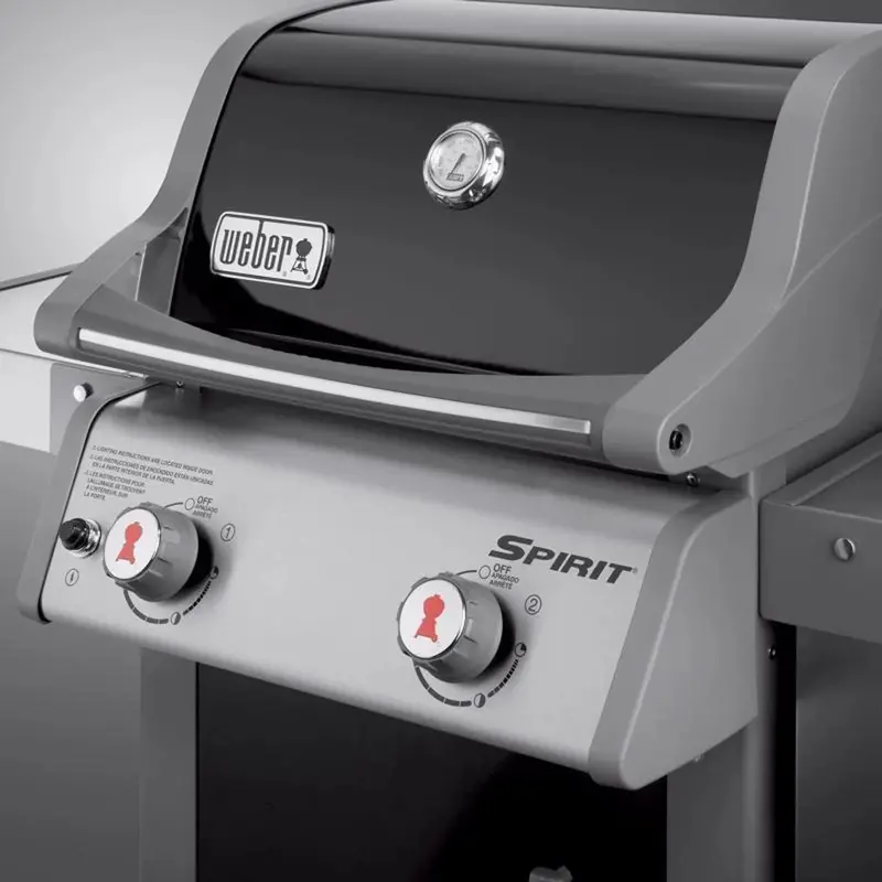 Weber Spirit E-210 Liquid Propane Grill – 2-Burner, Black Finish