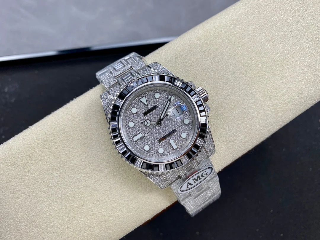 Rolex Submariner Date Black Full Diamond