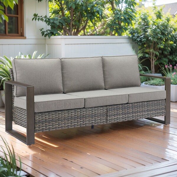 PE Wicker Sofa Loveseat Seating Sofa