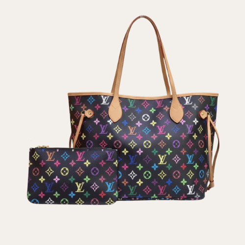 Louis Vuitton Neverfull MM Monogram Multicolore Black 12.2 Inches M40156