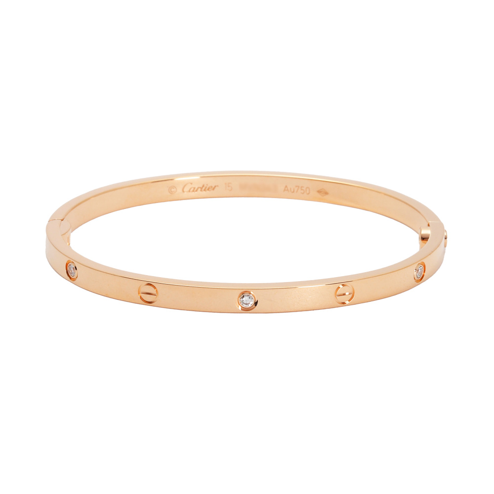Cartier Love Sm Bracelet 18K Rose Gold Diamond B6047600