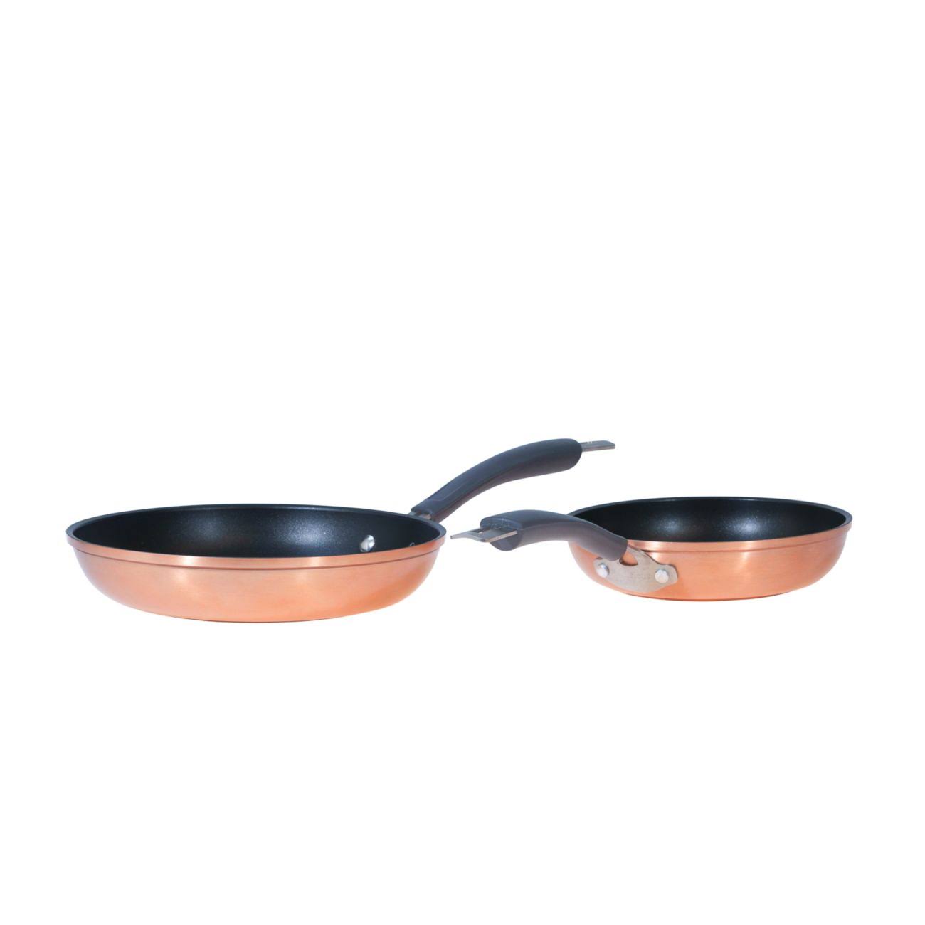 Epicurious Aluminum Nonstick 11-Piece Cookware Set, Red