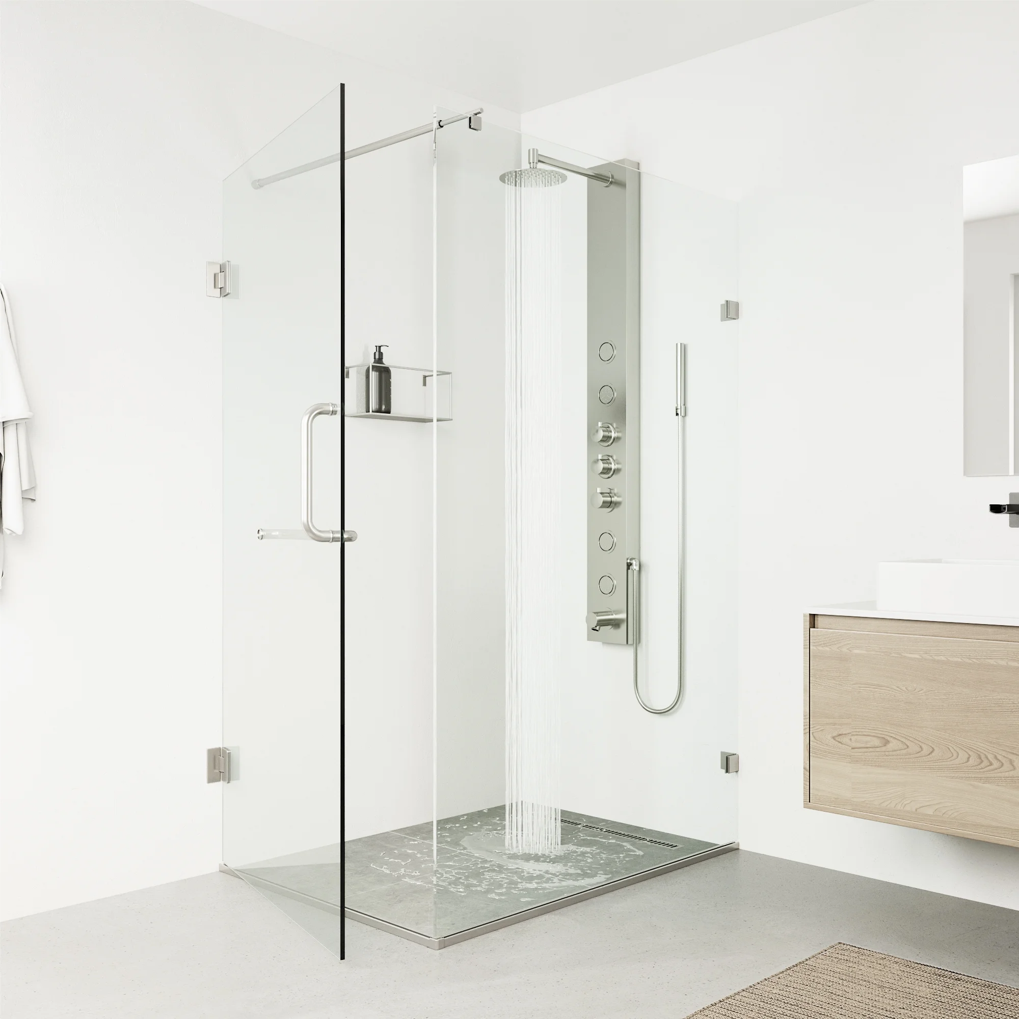 Vigo Vg08022 Bowery Thermostatic Shower Panel - Stainless Steel