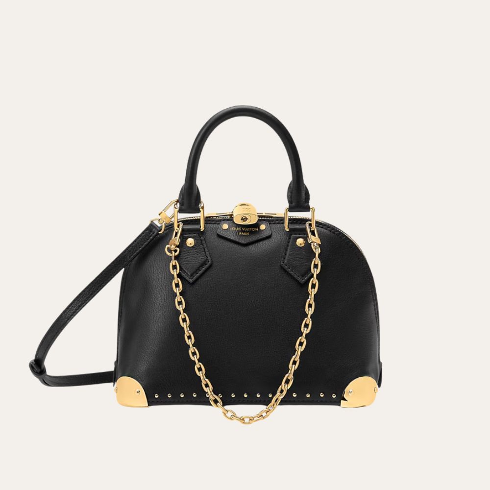 Louis Vuitton Alma Trunk BB Black M29445 9.4 Inches
