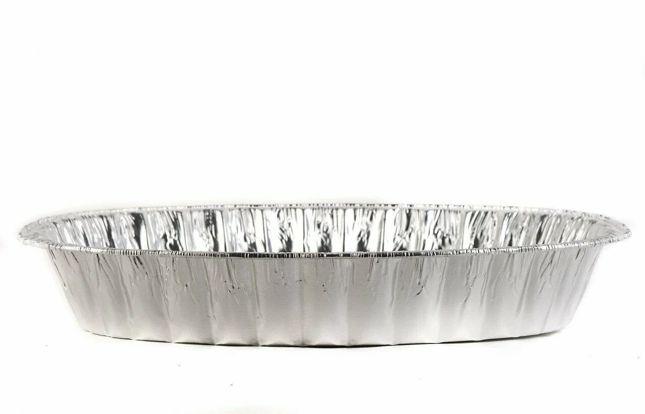 Extra Large Oval Aluminum Disposable Roaster with No Lids L 17 3/4 x W 13 3/4 (250 Qty)