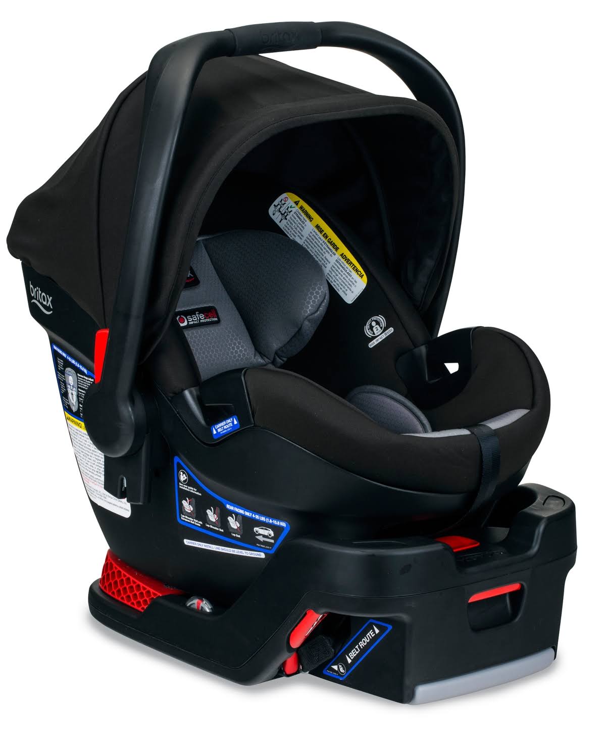 Britax B-Lively u0026 B-Safe Ultra Travel System - Noir