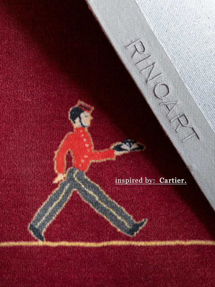 CP155 - Inspired by Carti@r Servant Series Voyage Carti@r Red New Year Door Mat