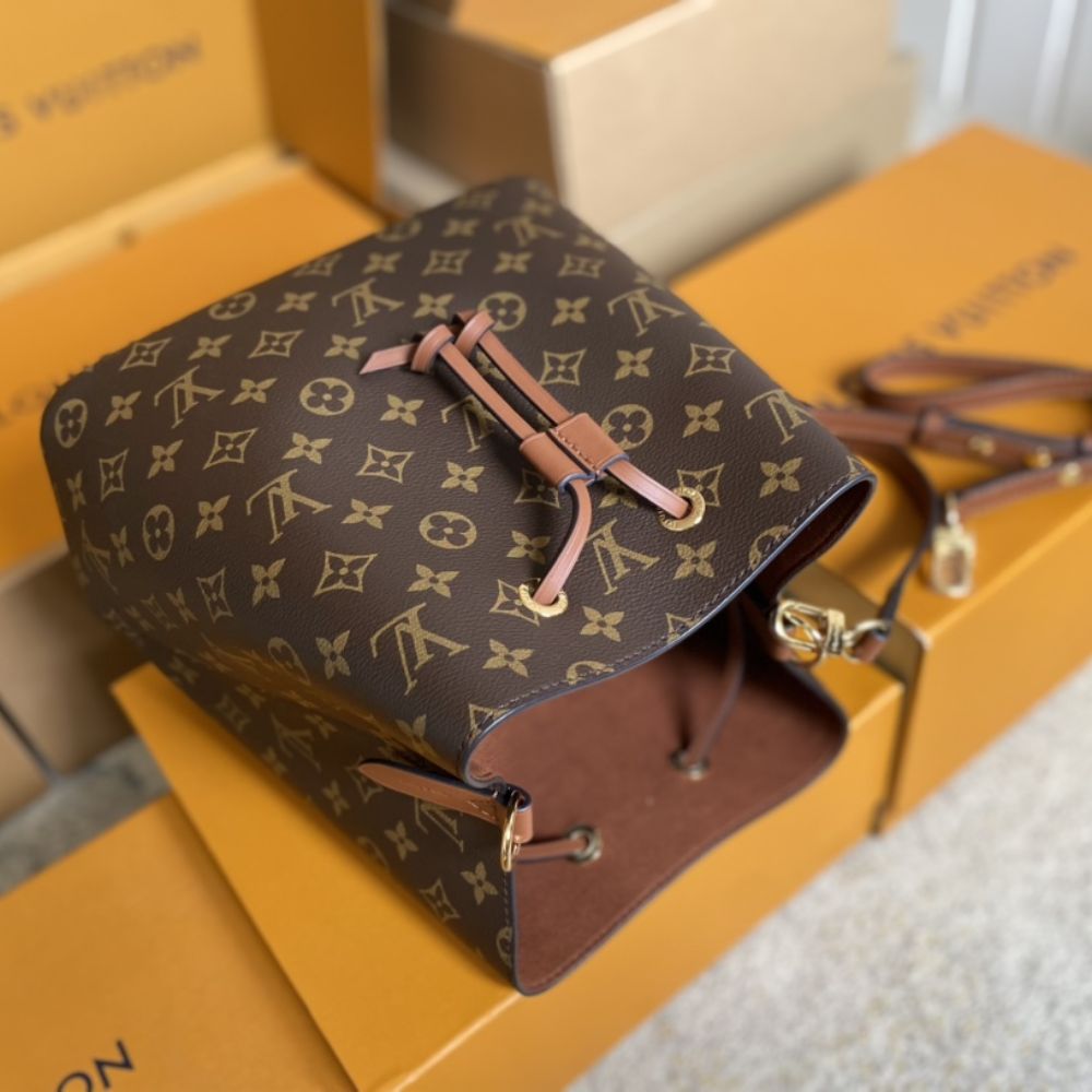 [Premium Quality] – Louis Vuitton Néonoé MM Monogram  Caramel Brown 10.2 Inches M44887