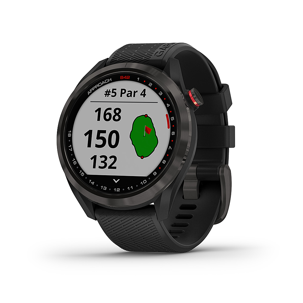 Garmin - Approach S42 GPS Smartwatch 30 mm  Metal - Gunmetal