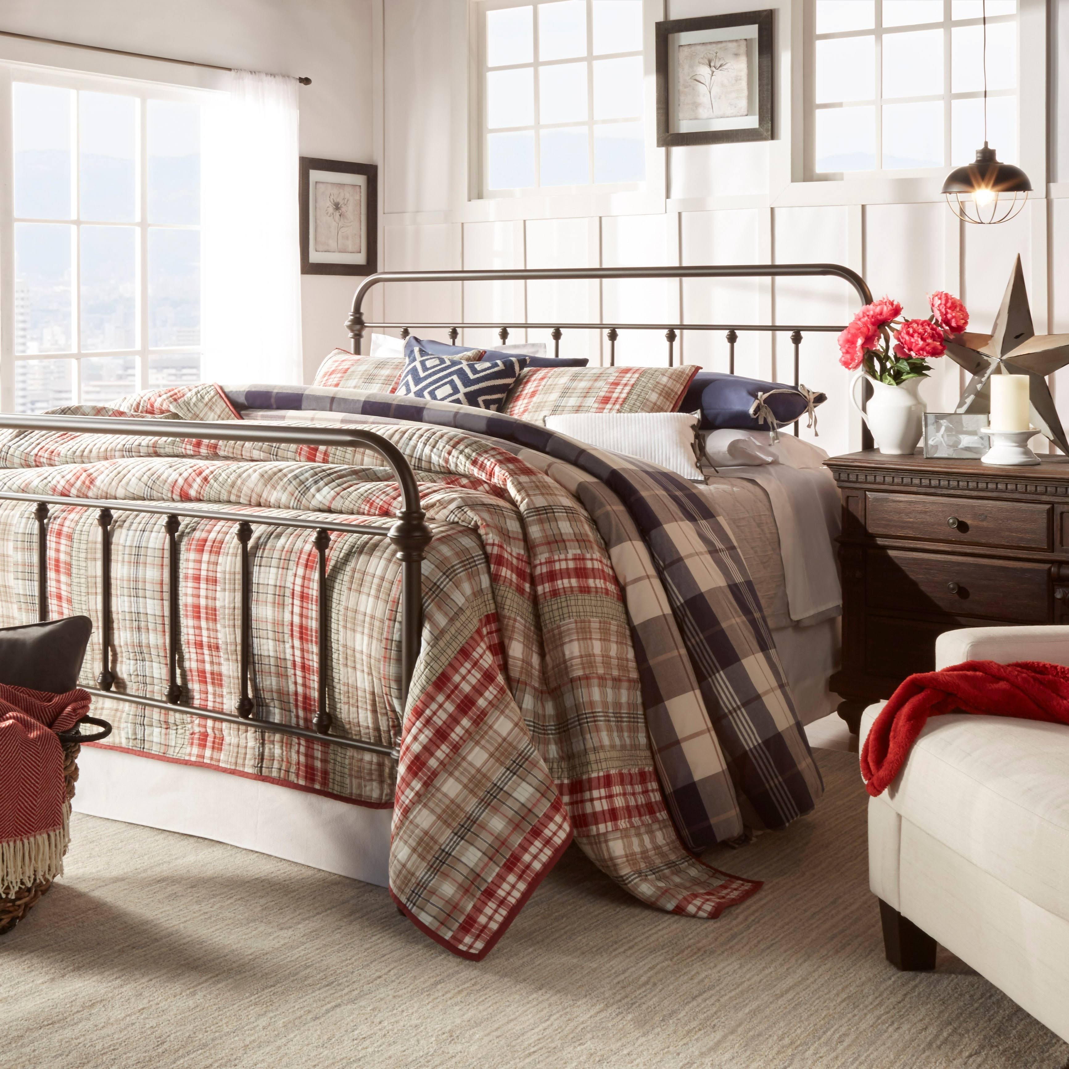 Weston Home Nottingham Metal Spindle Bed