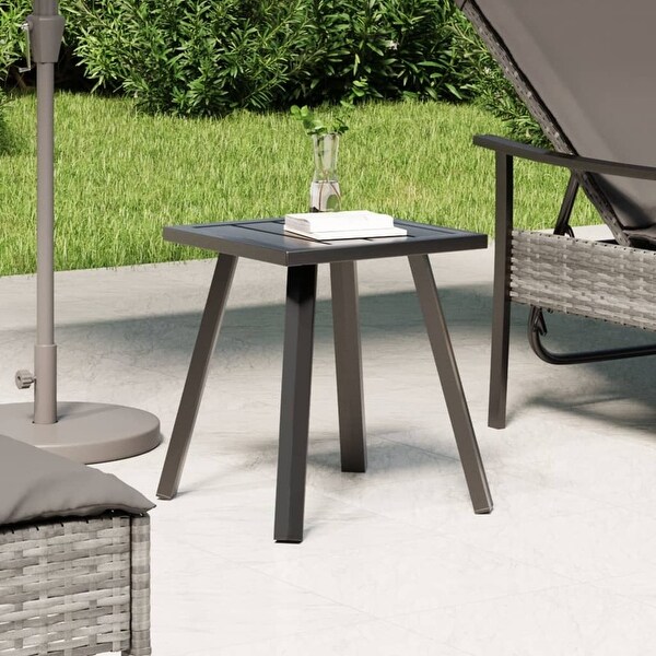 vidaXL Sun Lounger with Cushion Gray Poly Rattan