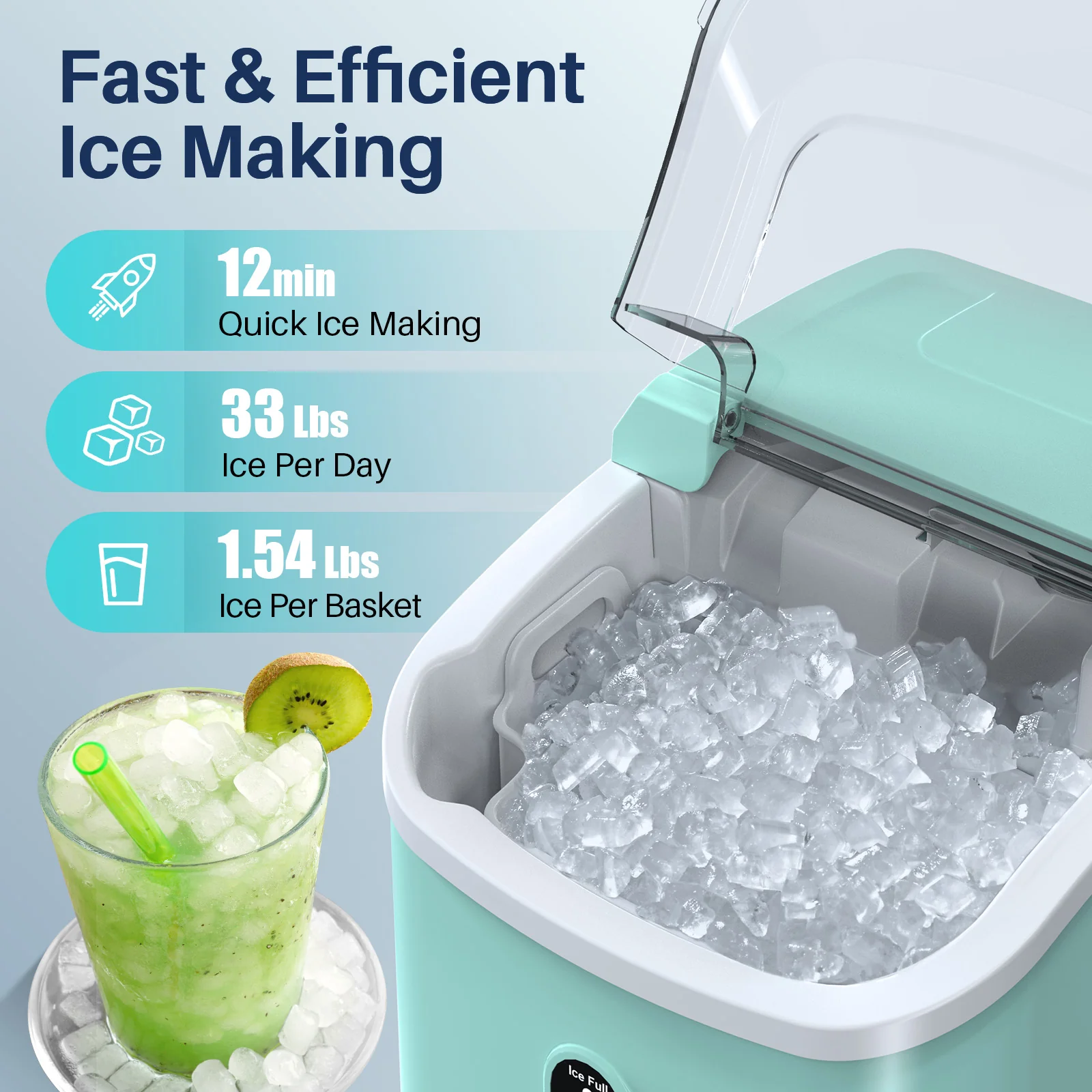Nugget Pebble Ice Maker Countertop Z5815N