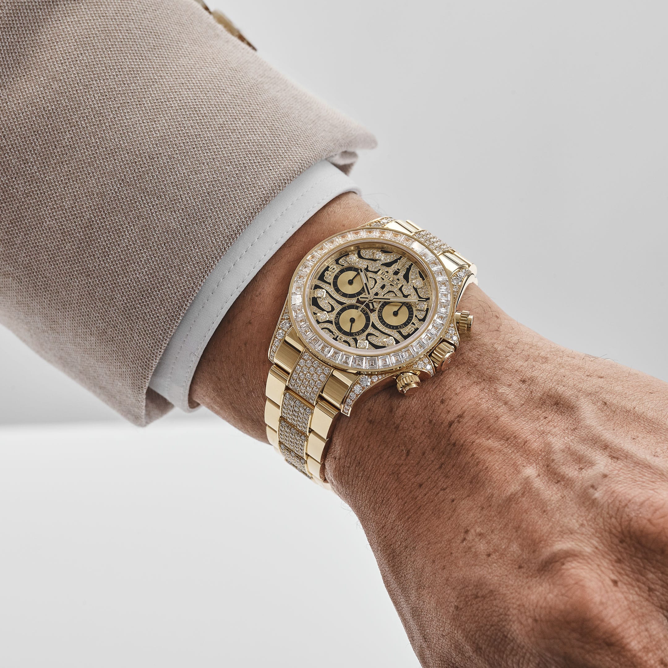 Rolex Daytona 'Eye of the Tiger' 116598TBR Yellow Gold Diamond Accents (2022)