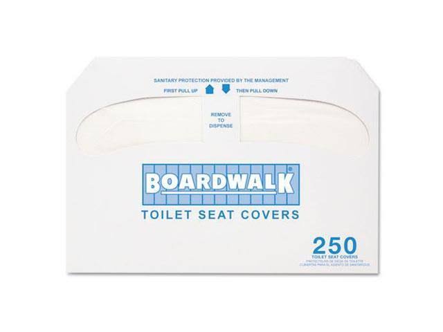 Health Gards Toilet Seat Covers, White, 250 Covers/Pack, 20