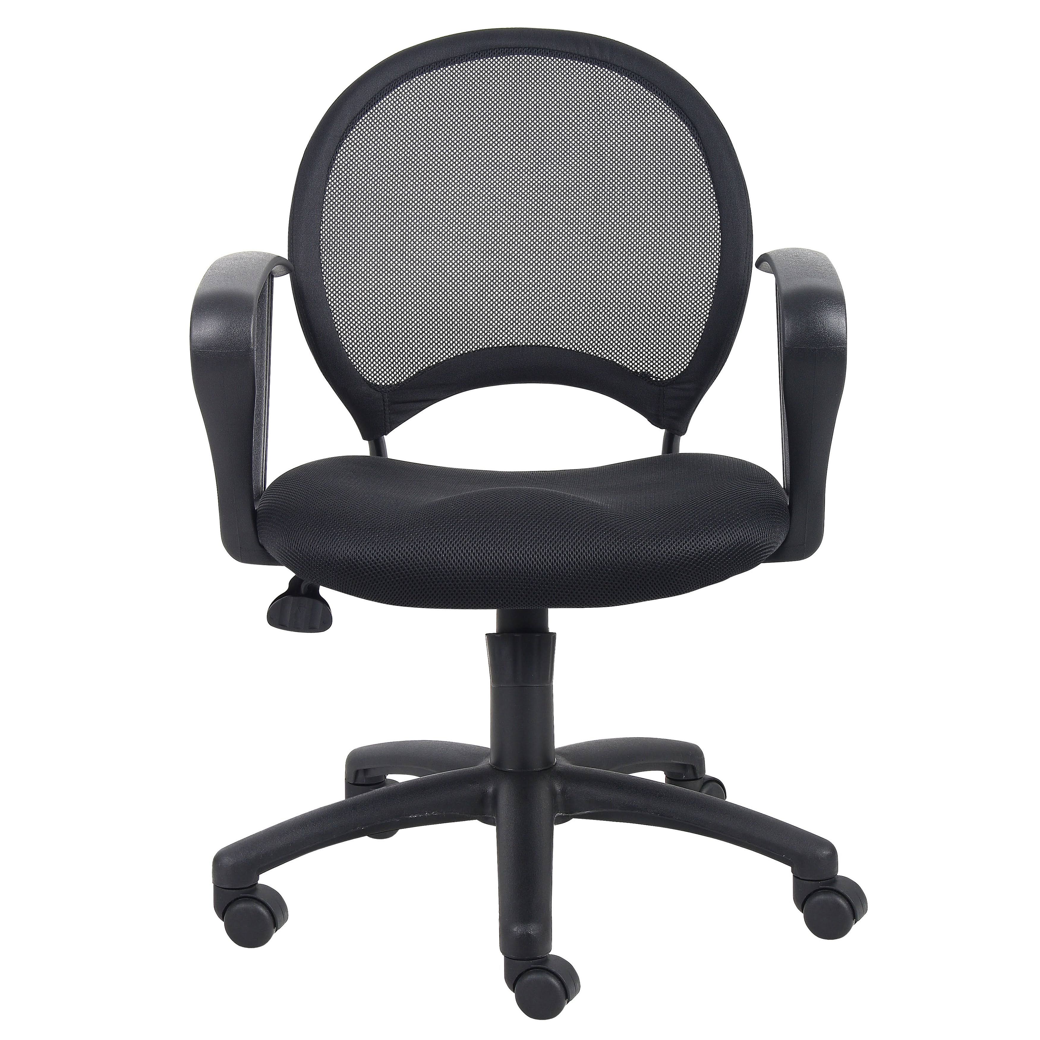 Boss Office B6217 Mesh Chair with Loop Arms