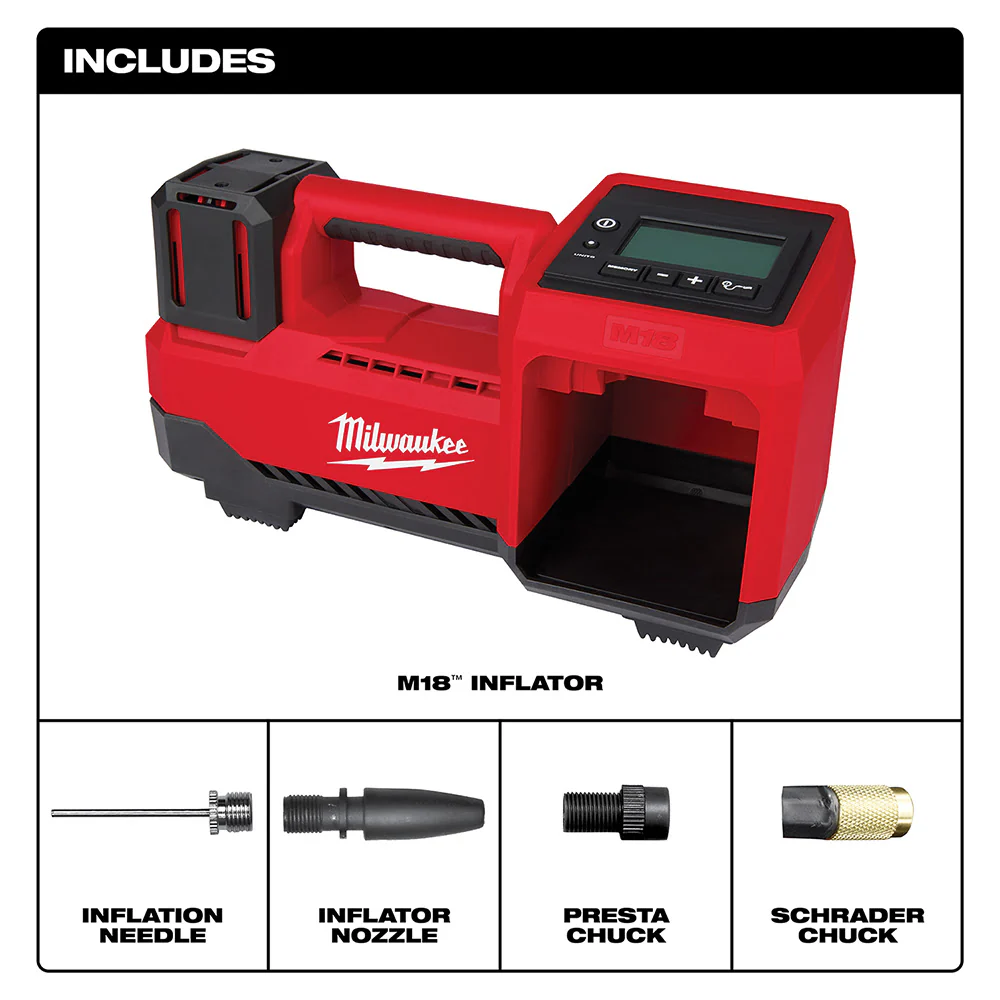 2026 Milwaukee 2848-20 M18 Compact Tire Inflator, Tool Only