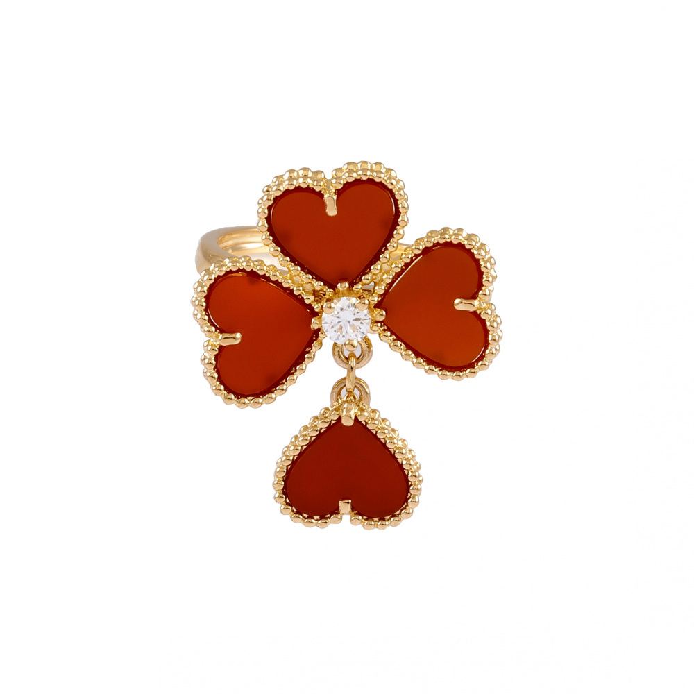 Van Cleef & Arpels Sweetheart Ring 18K Rose Gold VCARN5P600