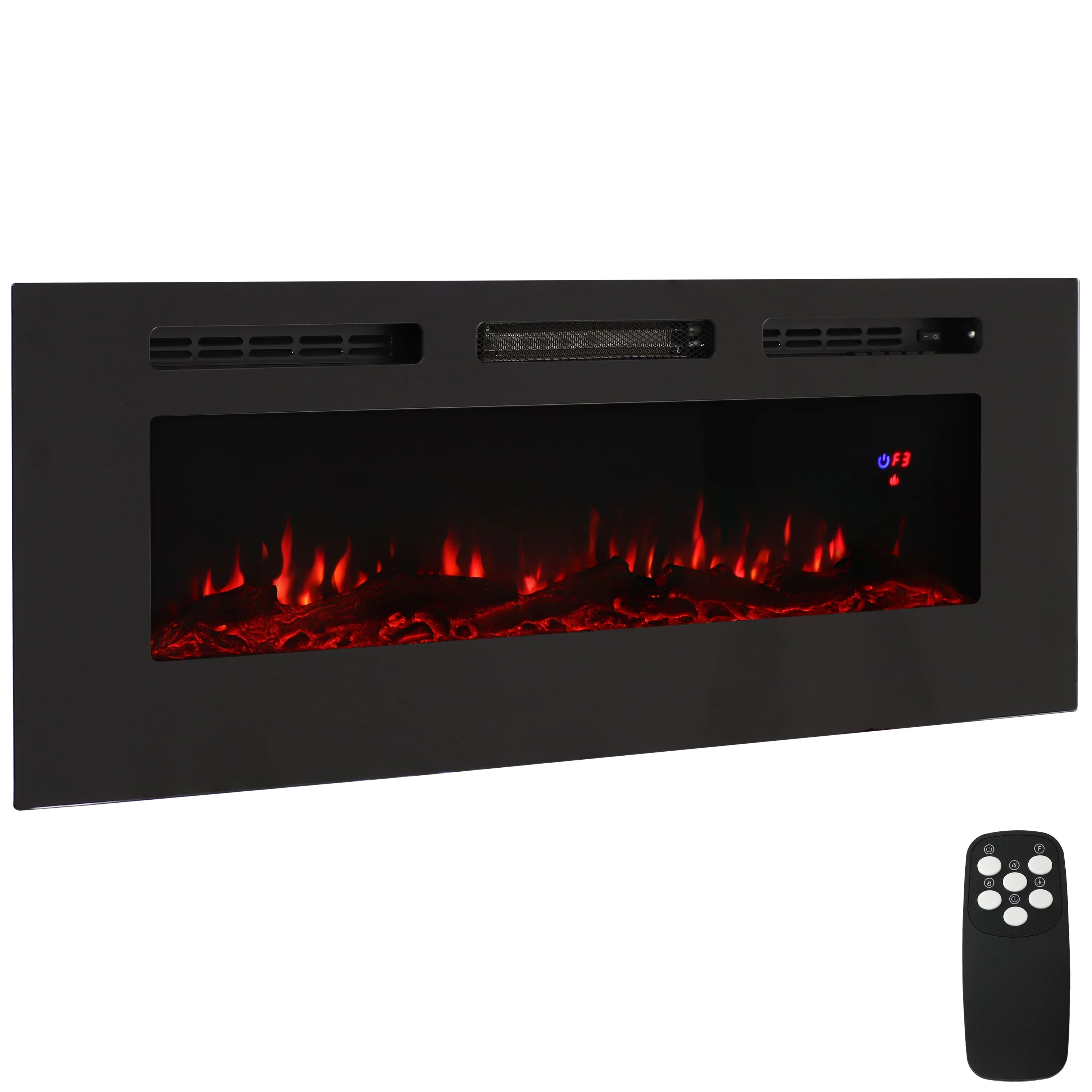 Sunnydaze Sophisticated Hearth Indoor Electric Fireplace - 50