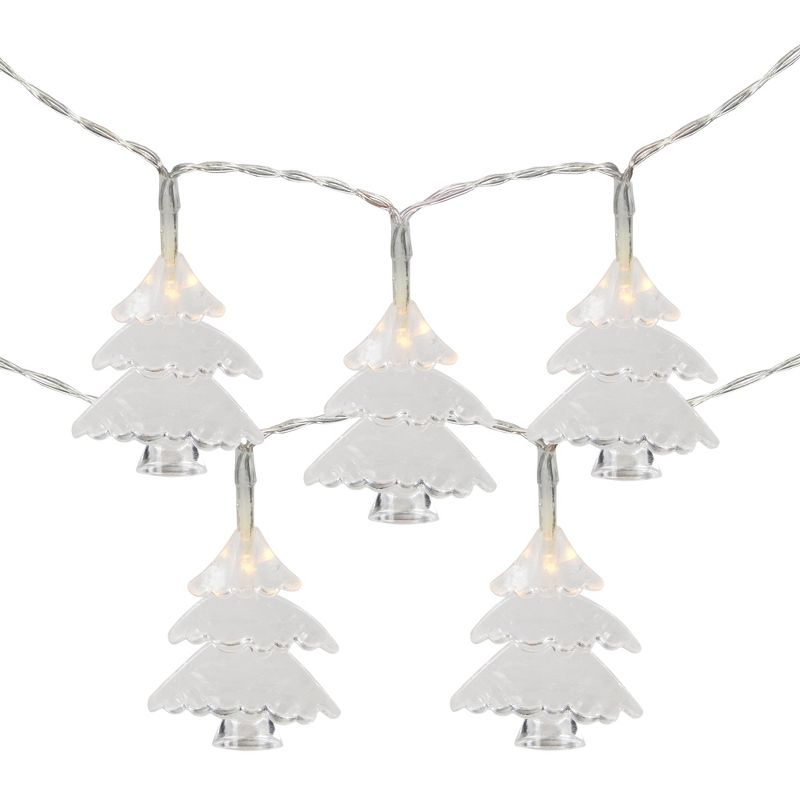 Northlight LED Christmas Tree Light Set - Warm White - 3' Clear Wire - 10ct