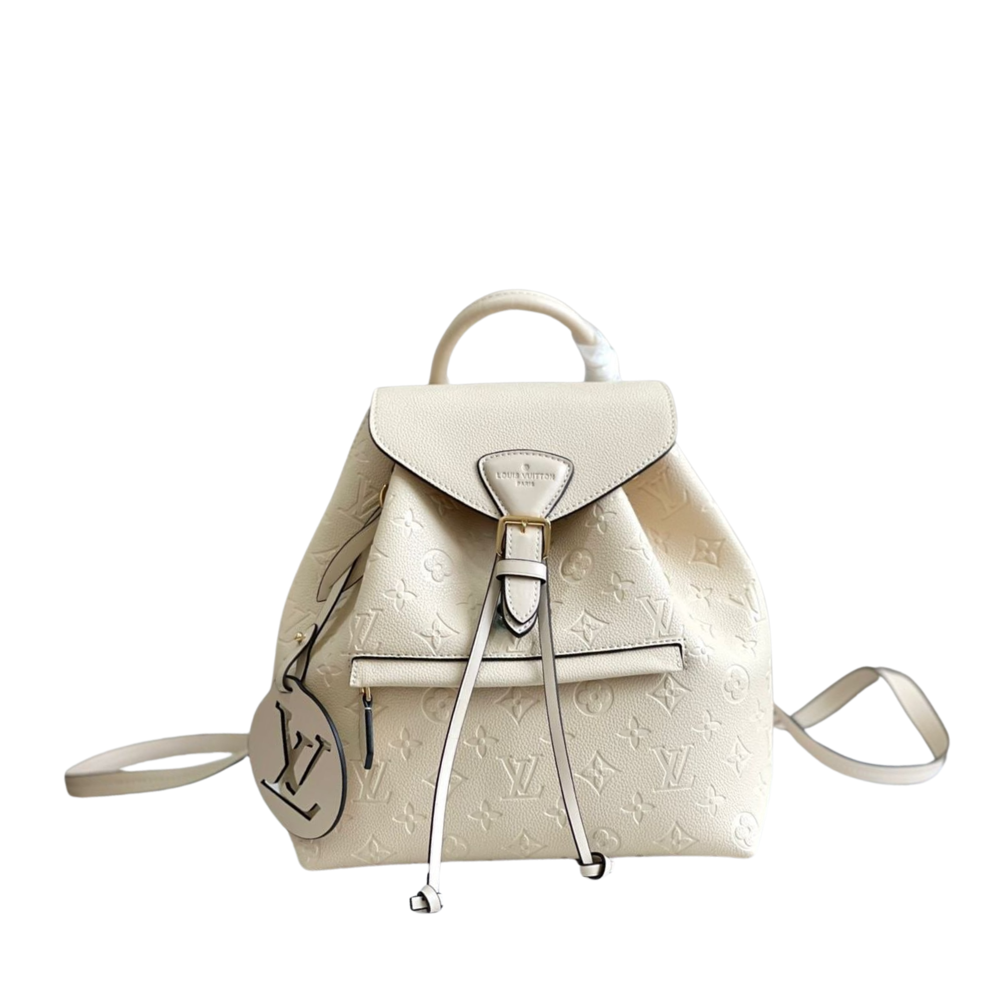 Louis Vuitton Montsouris Backpack Empreinte White 25Cm