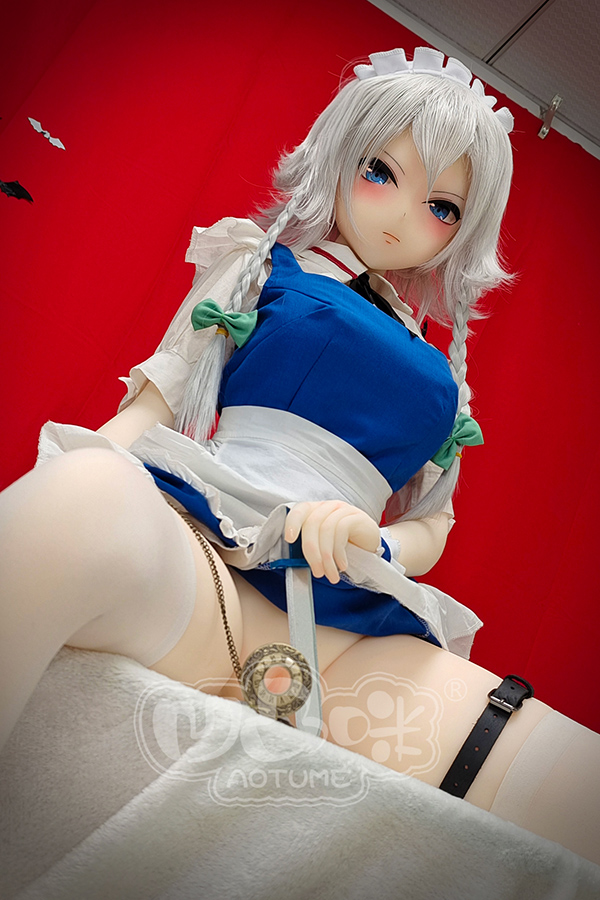 155cm C-Cup Head#103 Anime Sex Doll Maid Uniform Cosplay