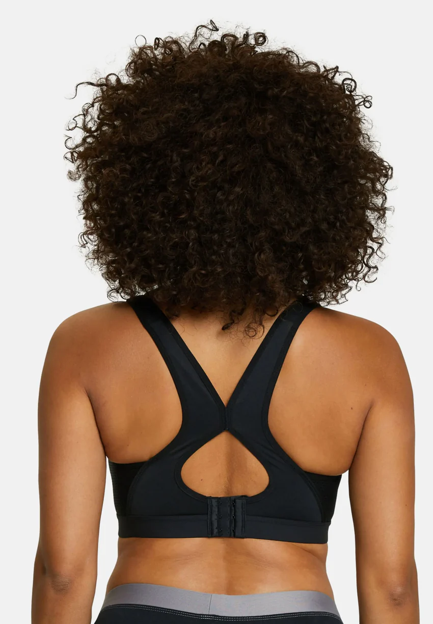 Brassière de sport Sport Passion Noir/Turquoise