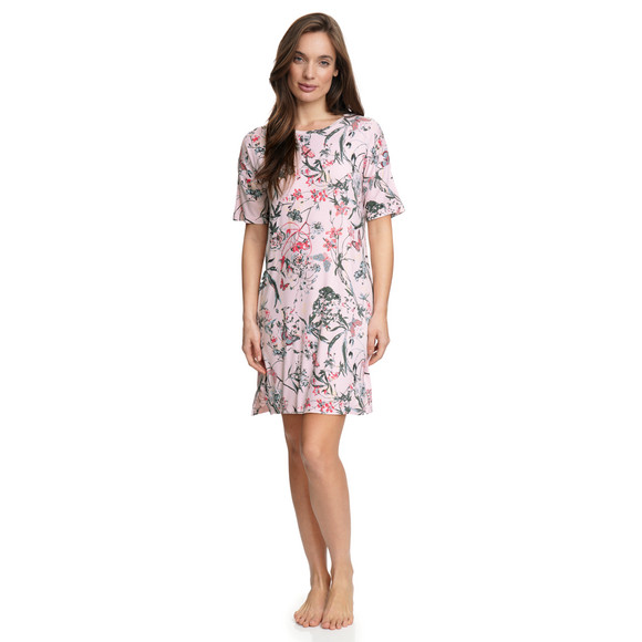 Gina Benotti Damen Nachthemd mit Allover-Print