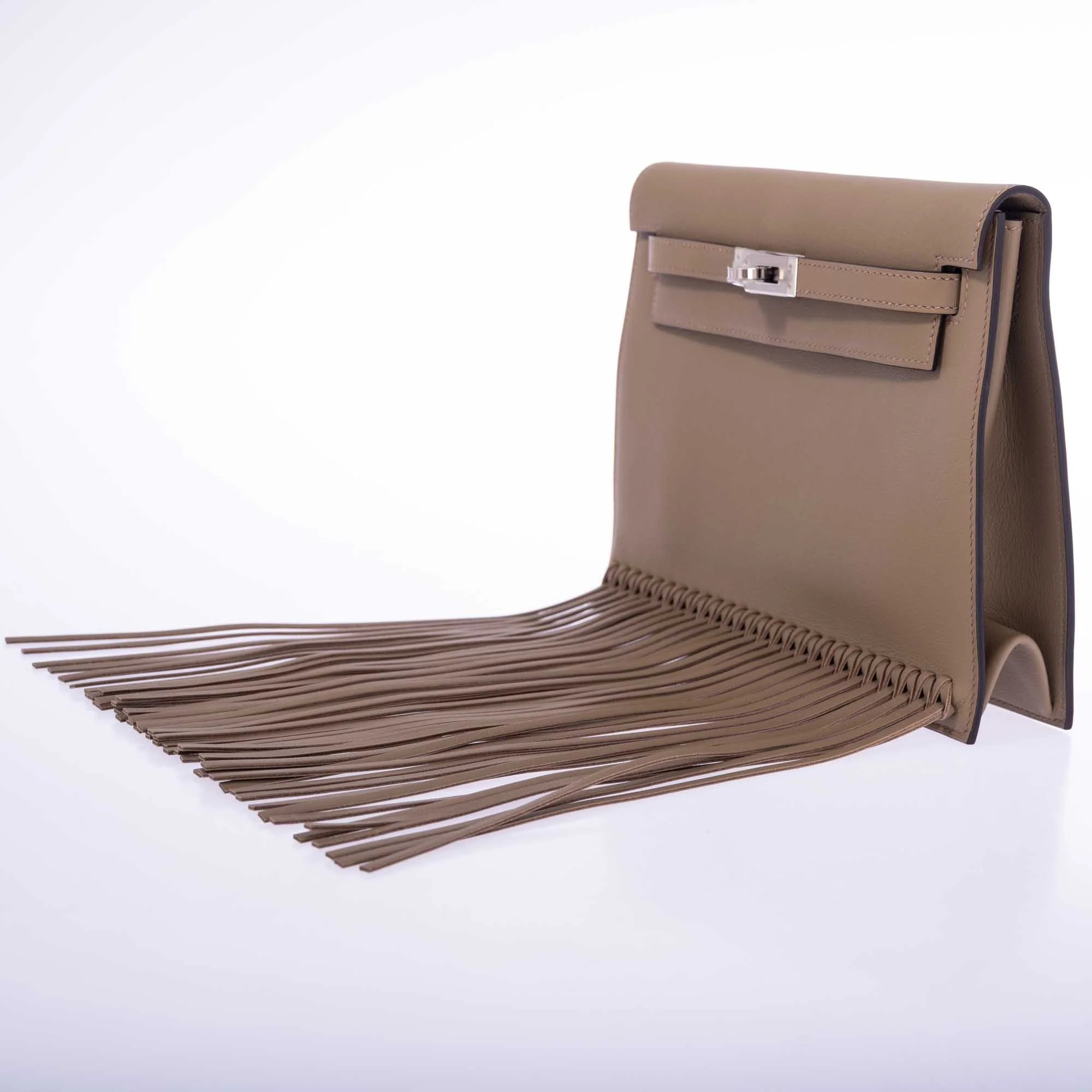 Hermès Kelly Danse Fringe Marfa Swift Palladium Hardware
