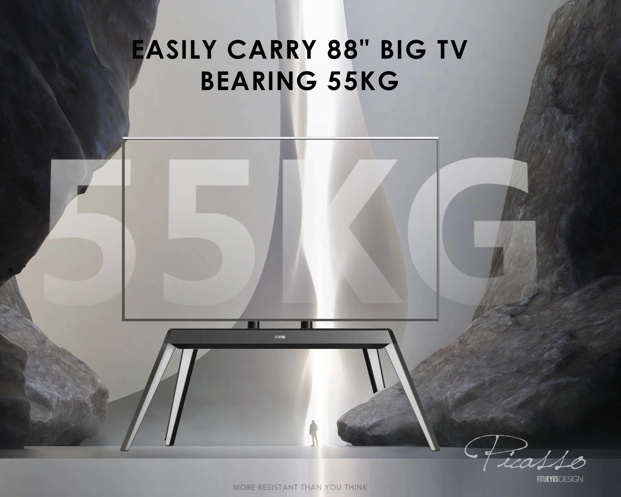 Picasso FT88 Floor TV Stand
