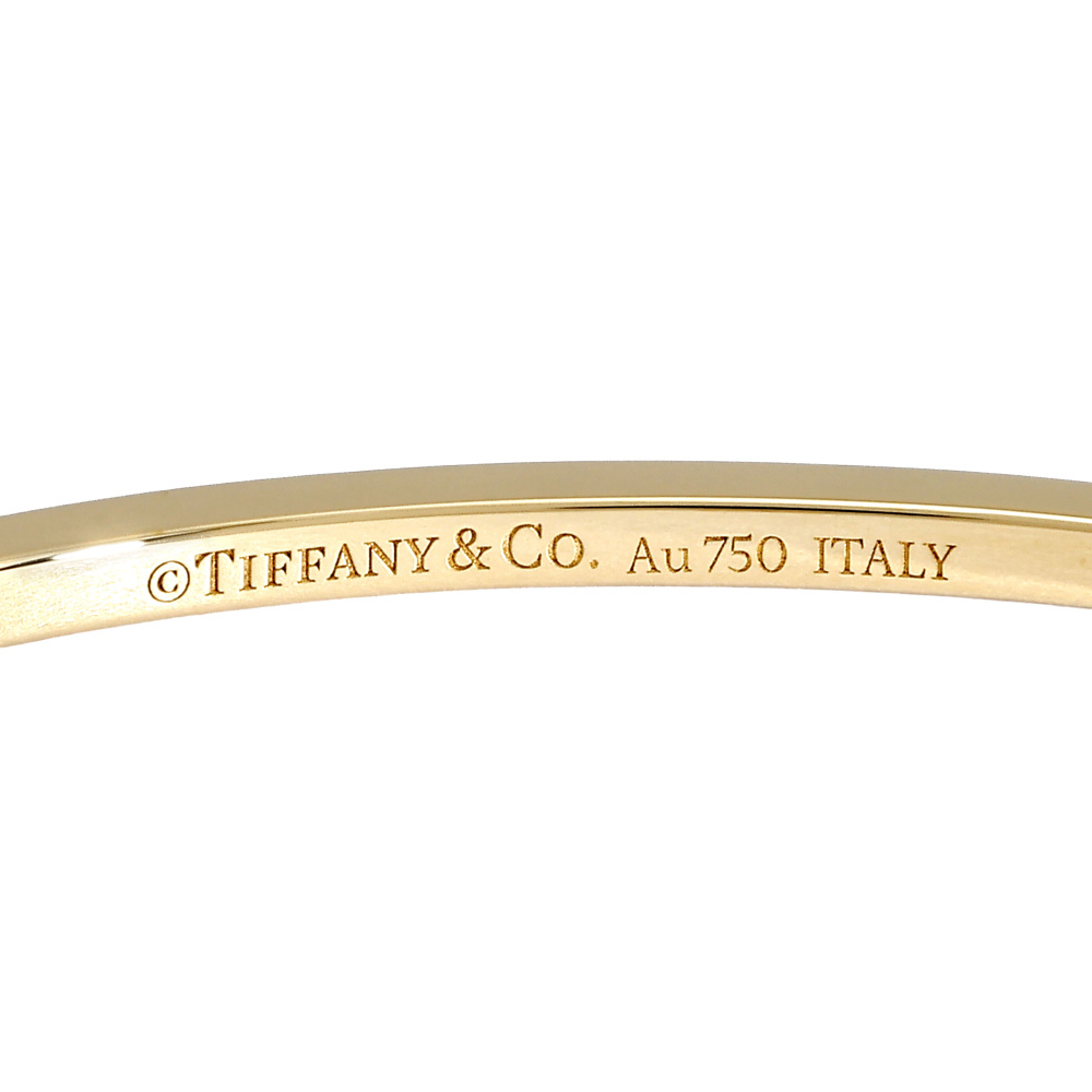 Tiffany & Co. Tiffany T Wire Bracelet 18K Yellow Gold Diamond 62272961