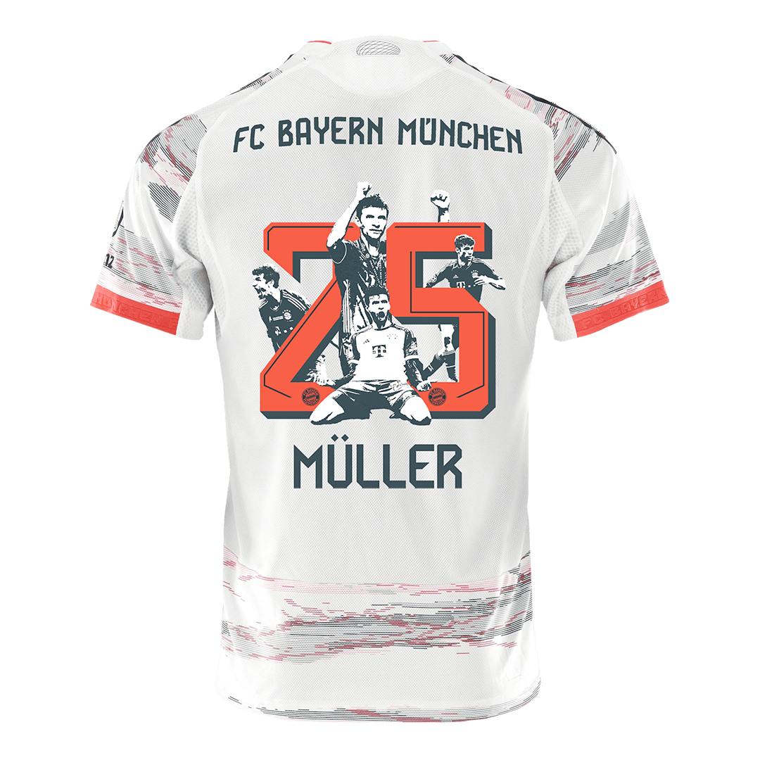MÜLLER Special #25 Bayern Munich Away Special Player Version Jersey 2025/26