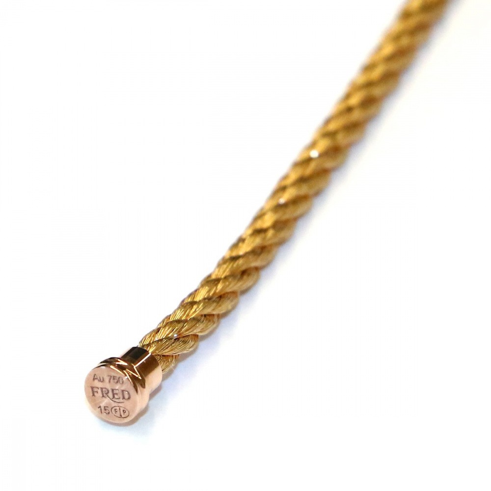 FRED Cable Mm Interchange Bull Size 15 K18 Pink Gold Accessory 6B0291