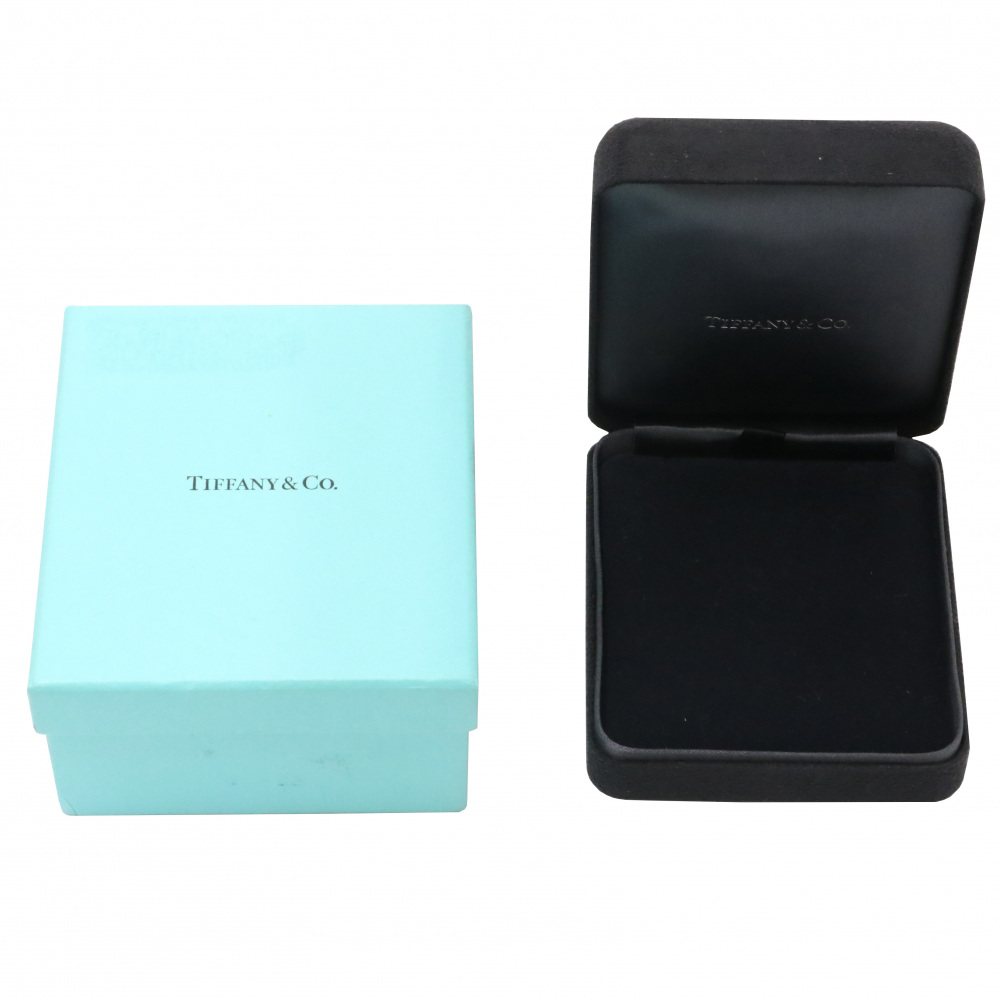 Tiffany & Co. Elsa Peretti Open Heart Diamond Necklace Platinum
