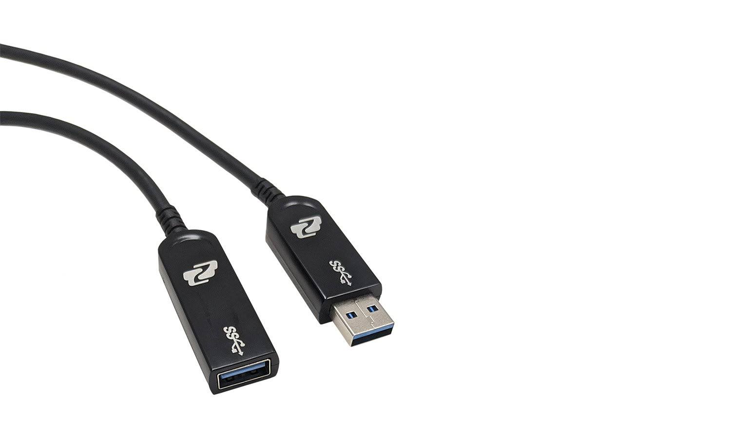 BZBGEAR BG-CAB-U3A50 USB 3.0 AM/AF Active Optical Extension Cable - 50m/164ft