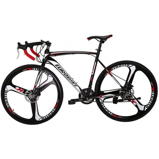 Road Bike 700C 54cm for Men and Women XC550 3 Spoke Wheel