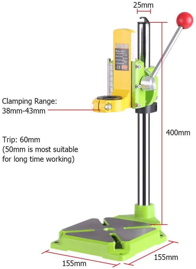 Lukcase Floor Drill Press Stand Table for Drill Workbench Repair Tool Clamp for