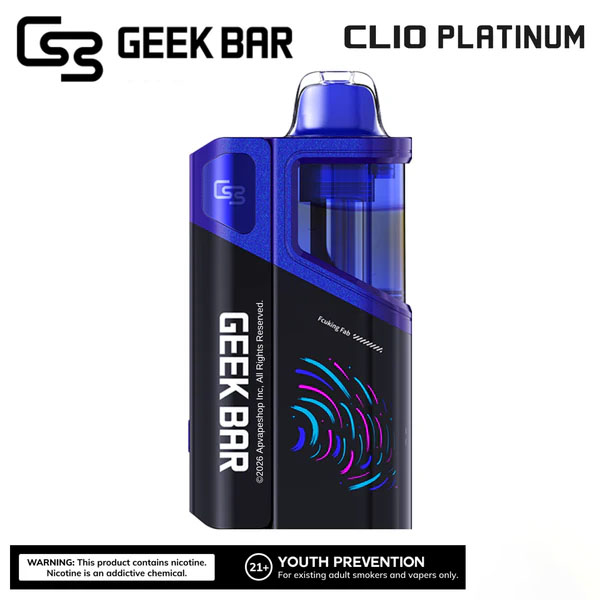 Geek Bar Clio Platinum 50K Disposable Vape Kit 5%