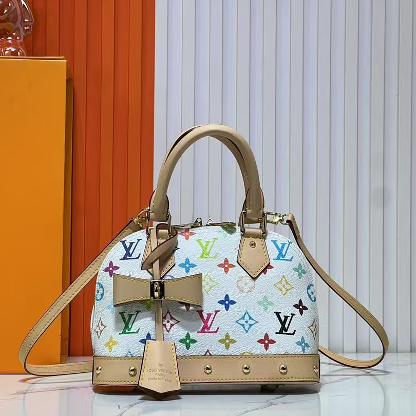 LV Colorful handbag caryall bag - cnluxepick